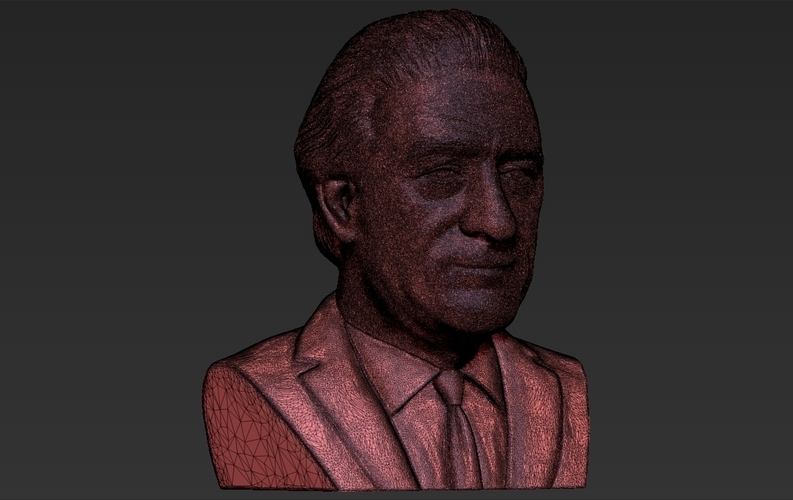 Robert De Niro bust 3D printing ready stl obj formats 3D Print 273712