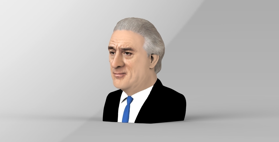 Robert De Niro bust ready for full color 3D printing 3D Print 273715