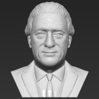 Robert De Niro bust ready for full color 3D printing - Thumbnail 13