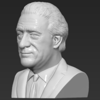 Robert De Niro bust ready for full color 3D printing - Thumbnail 15