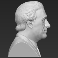 Robert De Niro bust ready for full color 3D printing - Thumbnail 16