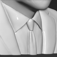 Conan OBrien bust 3D printing ready stl obj formats - Thumbnail 19