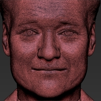 Conan OBrien bust 3D printing ready stl obj formats - Thumbnail 22