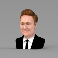 Conan OBrien bust ready for full color 3D printing - Thumbnail 2