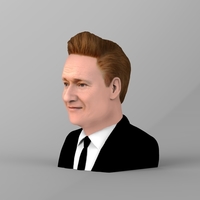 Conan OBrien bust ready for full color 3D printing - Thumbnail 3