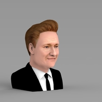 Conan OBrien bust ready for full color 3D printing - Thumbnail 5