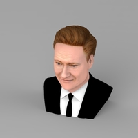 Conan OBrien bust ready for full color 3D printing - Thumbnail 7