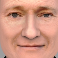 Conan OBrien bust ready for full color 3D printing - Thumbnail 8