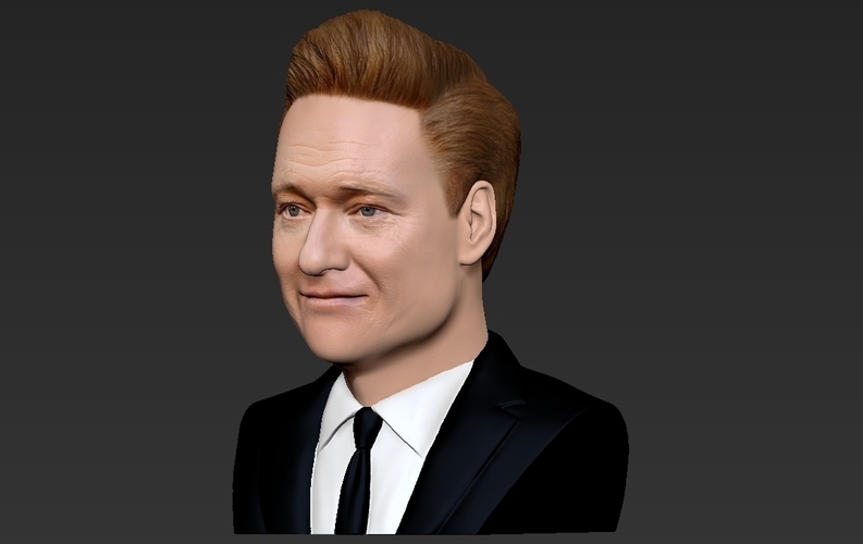 Conan OBrien bust ready for full color 3D printing 3D Print 273768