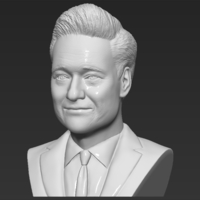 Conan OBrien bust ready for full color 3D printing - Thumbnail 13