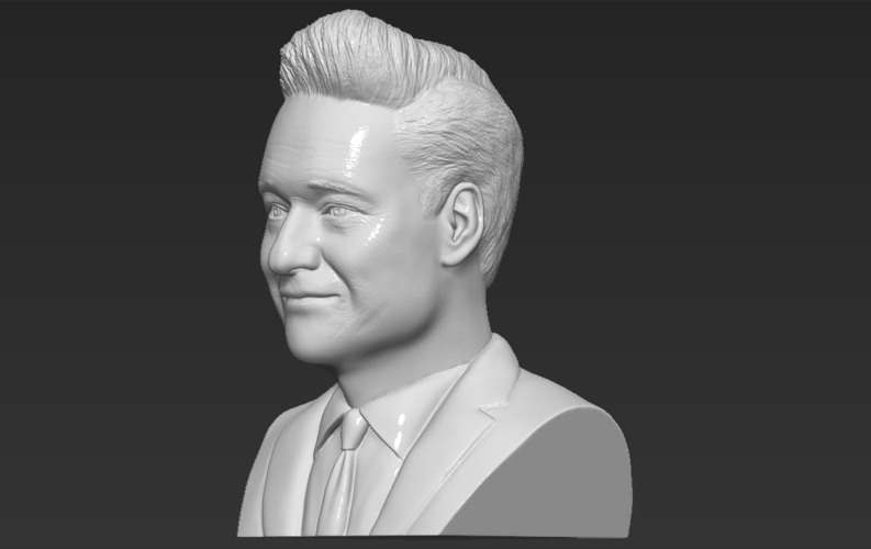 Conan OBrien bust ready for full color 3D printing 3D Print 273772