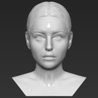Small Monica Bellucci bust 3D printing ready stl obj formats 3D Printing 273784