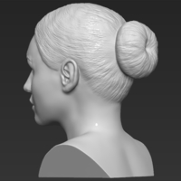 Monica Bellucci bust 3D printing ready stl obj formats - Thumbnail 5
