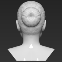Monica Bellucci bust 3D printing ready stl obj formats - Thumbnail 6