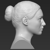 Monica Bellucci bust 3D printing ready stl obj formats - Thumbnail 7