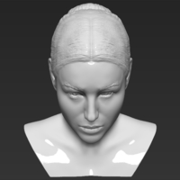 Monica Bellucci bust 3D printing ready stl obj formats - Thumbnail 13