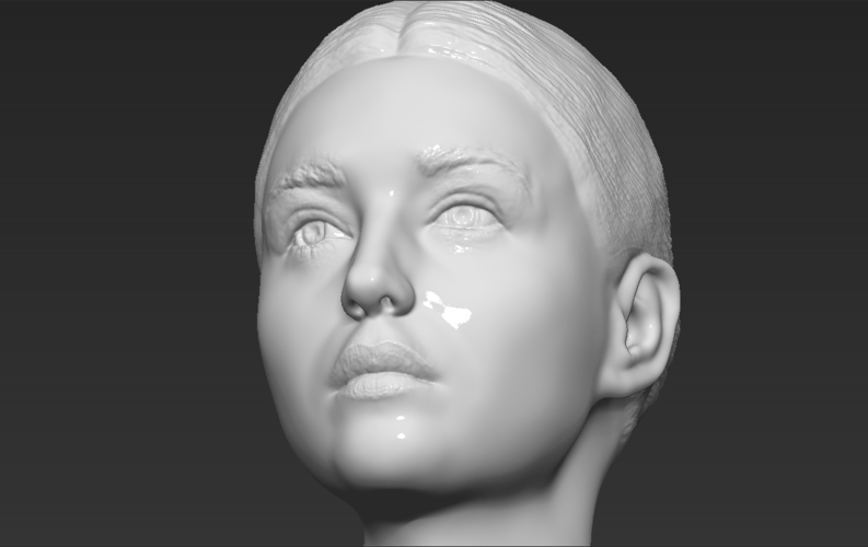 Monica Bellucci bust 3D printing ready stl obj formats 3D Print 273798