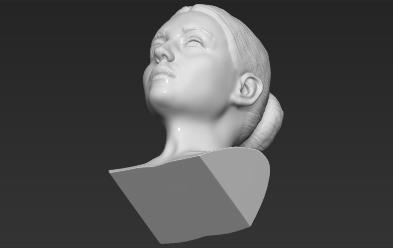Monica Bellucci bust 3D printing ready stl obj formats 3D Print 273803