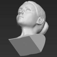 Monica Bellucci bust 3D printing ready stl obj formats - Thumbnail 20