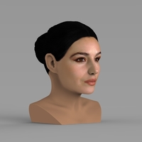 Monica Bellucci bust ready for full color 3D printing - Thumbnail 5