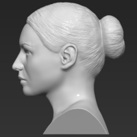 Monica Bellucci bust ready for full color 3D printing - Thumbnail 14