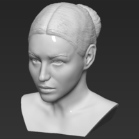 Monica Bellucci bust ready for full color 3D printing - Thumbnail 17
