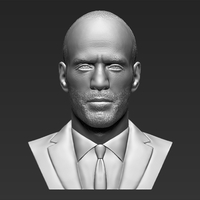 Small Jason Statham bust 3D printing ready stl obj formats 3D Printing 273836