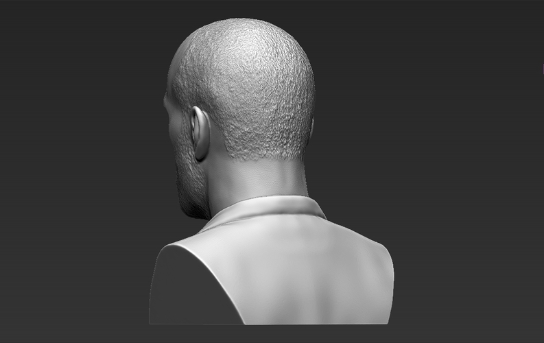 Jason Statham bust 3D printing ready stl obj formats 3D Print 273840