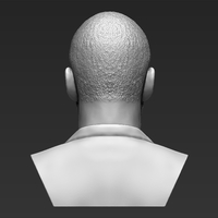 Jason Statham bust 3D printing ready stl obj formats - Thumbnail 6