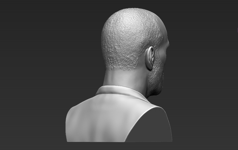 Jason Statham bust 3D printing ready stl obj formats 3D Print 273842