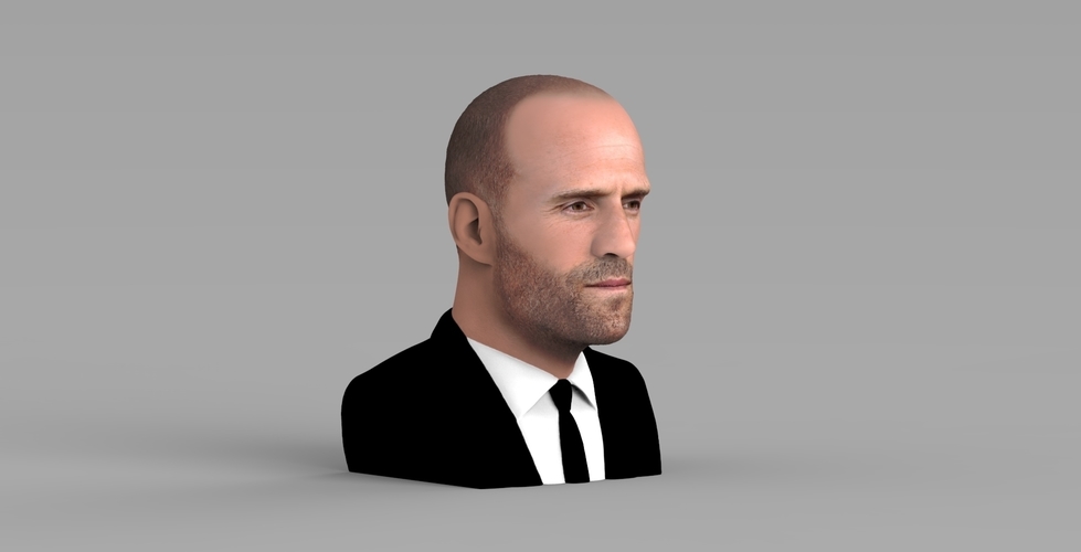 Jason Statham bust ready for full color 3D printing 3D Print 273863