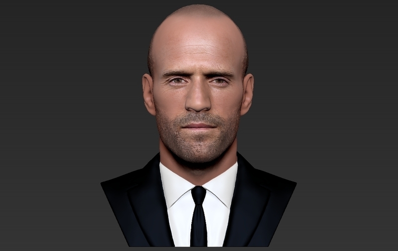 Jason Statham bust ready for full color 3D printing 3D Print 273868