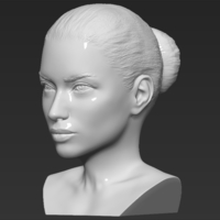 Adriana Lima bust 3D printing ready stl obj formats - Thumbnail 3