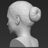Adriana Lima bust 3D printing ready stl obj formats - Thumbnail 5
