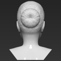 Adriana Lima bust 3D printing ready stl obj formats - Thumbnail 6