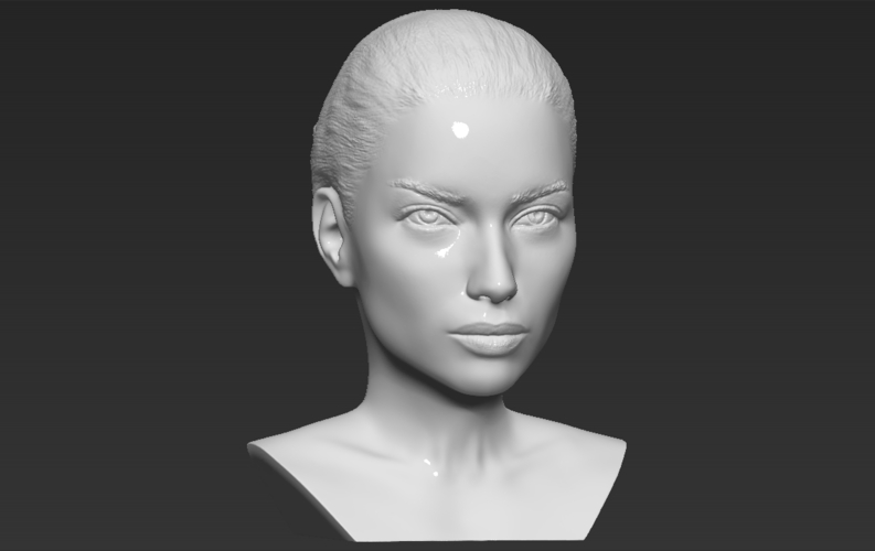 Adriana Lima bust 3D printing ready stl obj formats 3D Print 273895