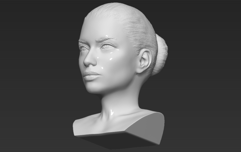 Adriana Lima bust 3D printing ready stl obj formats 3D Print 273903