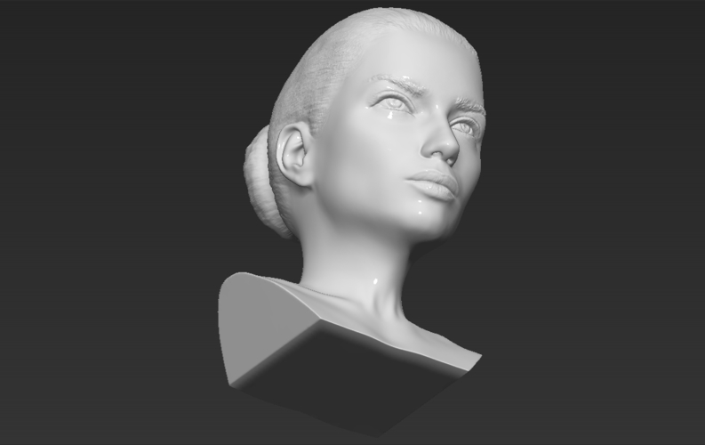 Adriana Lima bust 3D printing ready stl obj formats 3D Print 273904