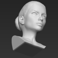 Adriana Lima bust 3D printing ready stl obj formats - Thumbnail 19