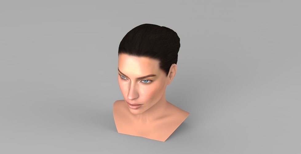 Adriana Lima bust ready for full color 3D printing 3D Print 273924