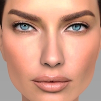 Adriana Lima bust ready for full color 3D printing - Thumbnail 6