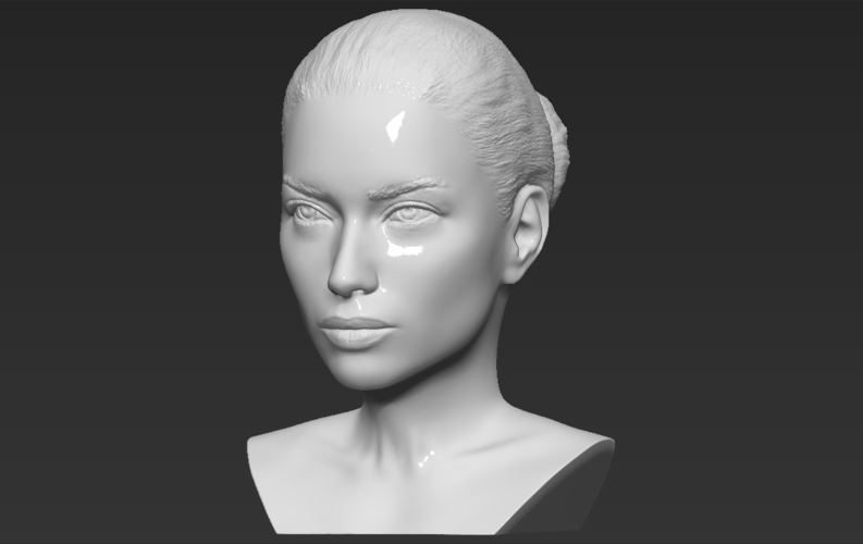 Adriana Lima bust ready for full color 3D printing 3D Print 273931