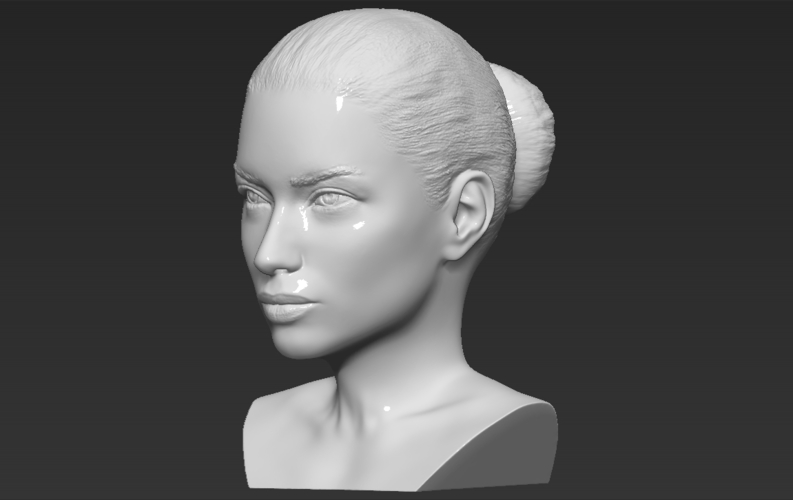 Adriana Lima bust ready for full color 3D printing 3D Print 273932