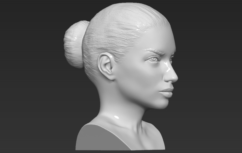 Adriana Lima bust ready for full color 3D printing 3D Print 273934