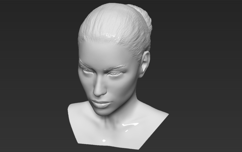 Adriana Lima bust ready for full color 3D printing 3D Print 273937