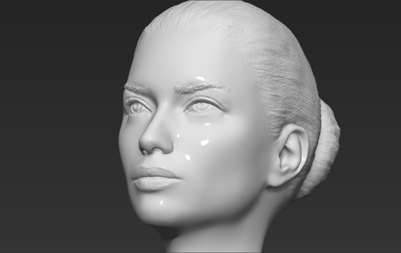 Adriana Lima bust ready for full color 3D printing 3D Print 273938