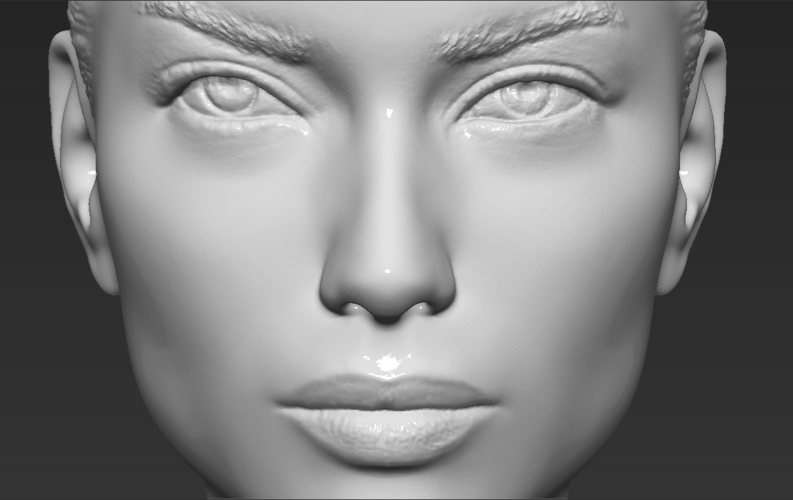 Adriana Lima bust ready for full color 3D printing 3D Print 273939