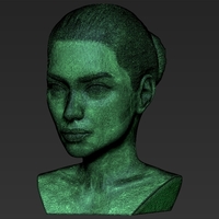 Adriana Lima bust ready for full color 3D printing - Thumbnail 23
