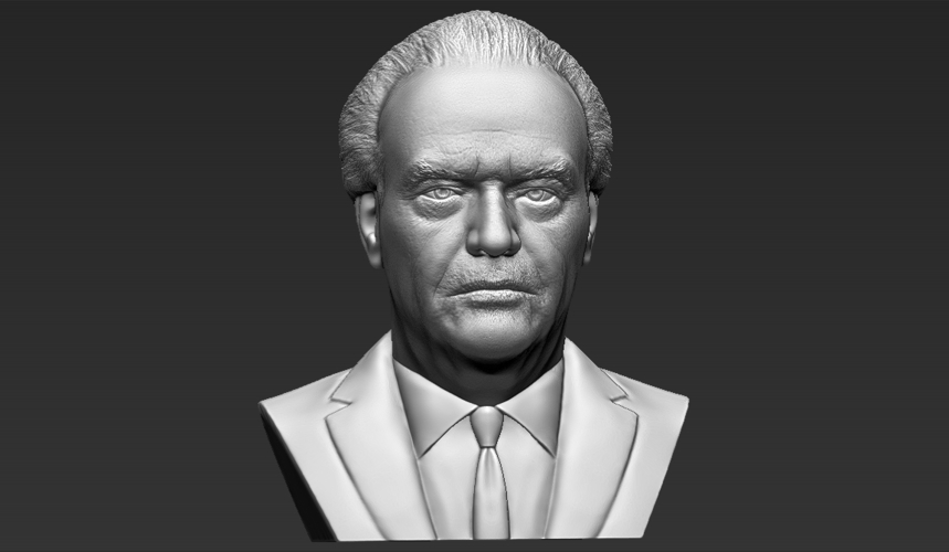 Jack Nicholson bust 3D printing ready stl obj formats 3D Print 273965