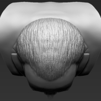 Jack Nicholson bust 3D printing ready stl obj formats - Thumbnail 14